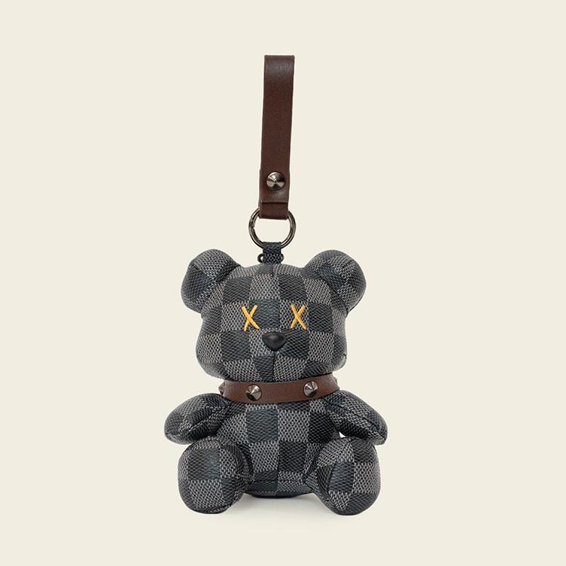 Leather Pony Keychain Cute Plush Animal Bag Charm For Kids And Teens