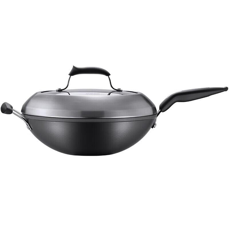 Supor Titanium Non-stick Wok with Fire Red Dot Indicator