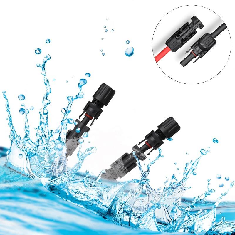 200/100/40/20/10 Pcs DC Solar Connector 1000V30A Panel Stecker IP67 Waterproof Connectors Kit for PV/MC Cable 2.5/4/6mm