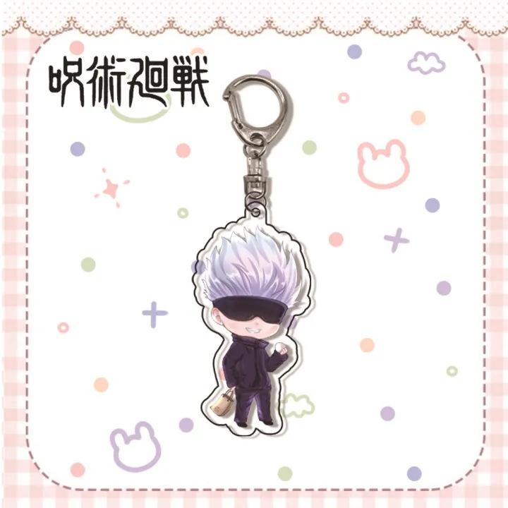 Jujutsu Kaisen Gojo Satoru Itadori Acrylic Keychain 55mm Anime Cosplay Accessory
