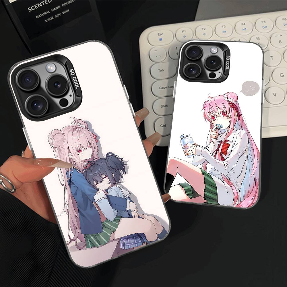 Satou H-Happy S-Sugar L-Life Phone Case For iPhone 15,16,12,14,13,17,11,E,Pro,Max,Plus,Air,Mini Black TPU Cover