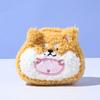 Pet Toy Cartoon Animal Shape Bite-Resistant Plush Toy with Dual Sound Design Mini Portable Size Crinkle Sound Pet Dog Toy