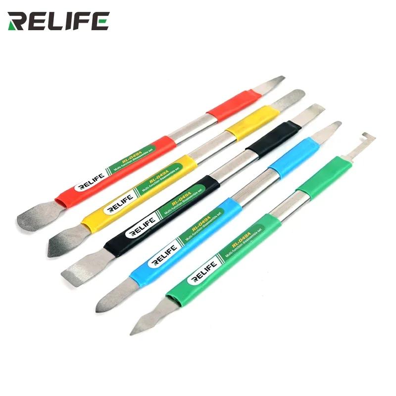 

RELIFE RL-049A Double-headed Multi-function Prying Knife for Iphone Android Remove The Glass Back Cover Tin Scraping Knife tools RL-049A