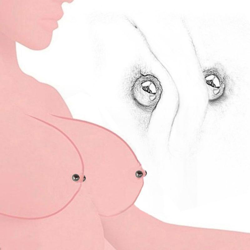 Ultra Powerful Magnetic Orbs Nipple Clamps Strong Magnetic Vagina Clitoris Stimulator Adult Sex Toy