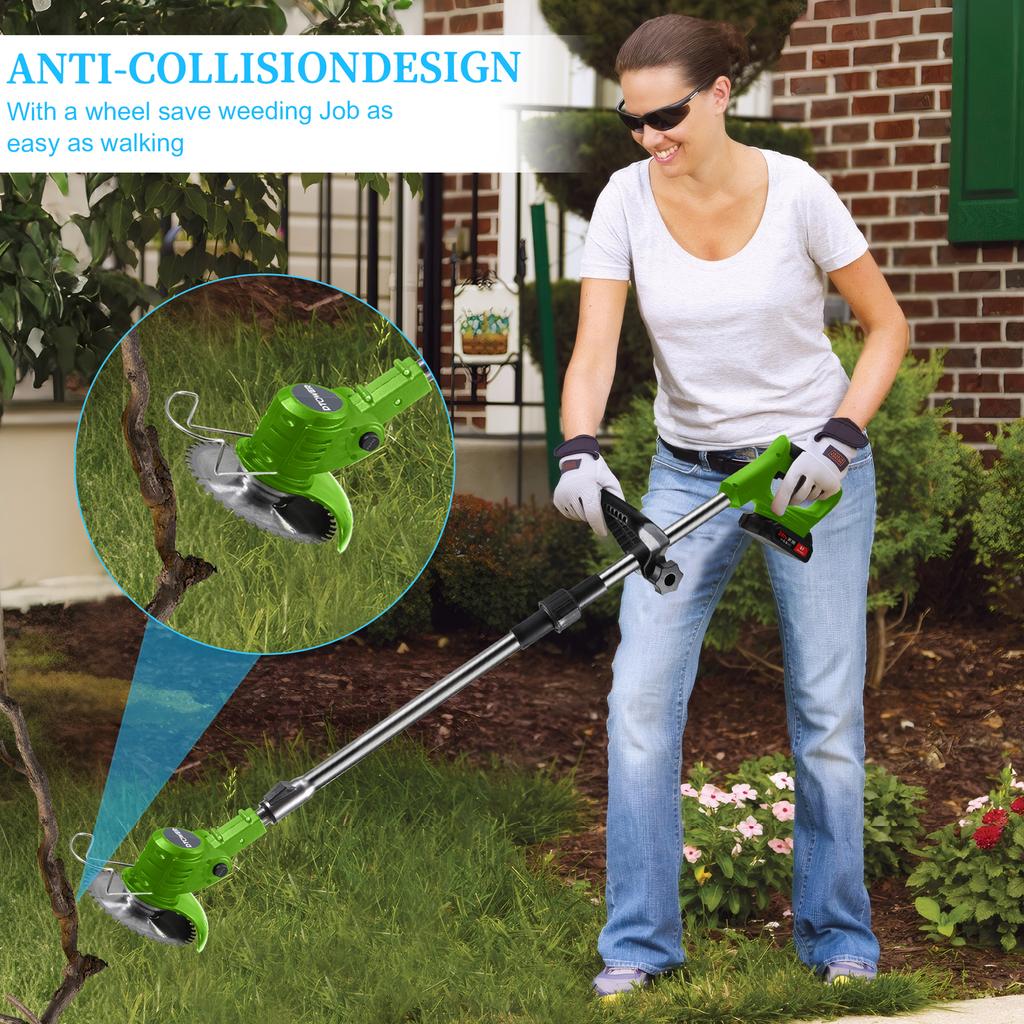 Easy And Efficient Cordless Electric Mower For Lawn Care Brushless Motor Lithium Battery Weeder