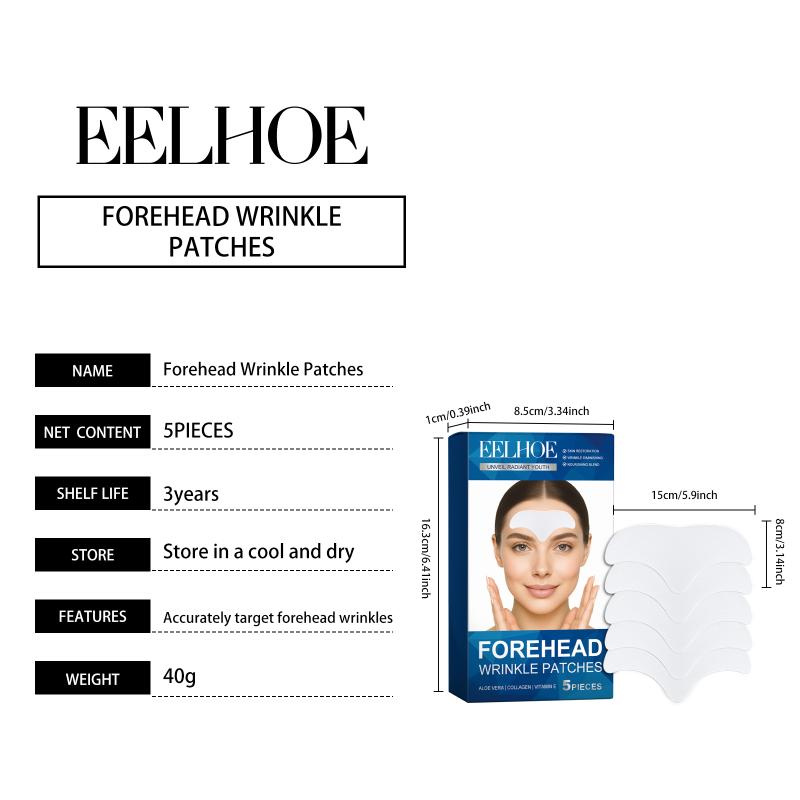 Forehead Patch for Tightening Moisturizing Nourishing Gentle Night Skincare for Smoother Skin