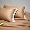 Luxury 200s Lenzing Tencel Bedding Set: Skin-Friendly Bed Sheets, Silk Smooth Duvet Cover, Bare Sleep Bed Skirt.