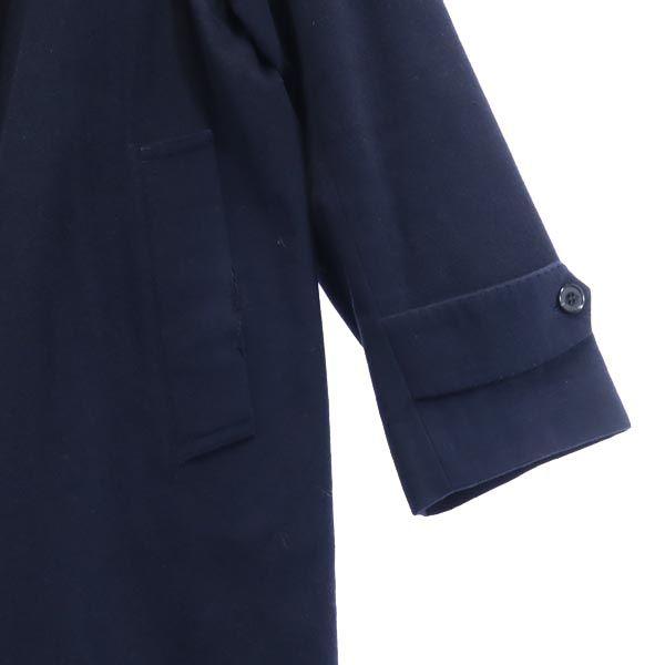MACKINTOSH PHILOSOPHY Sanyo Shokai Stainless collar coat 38 Navy blue Men's Used