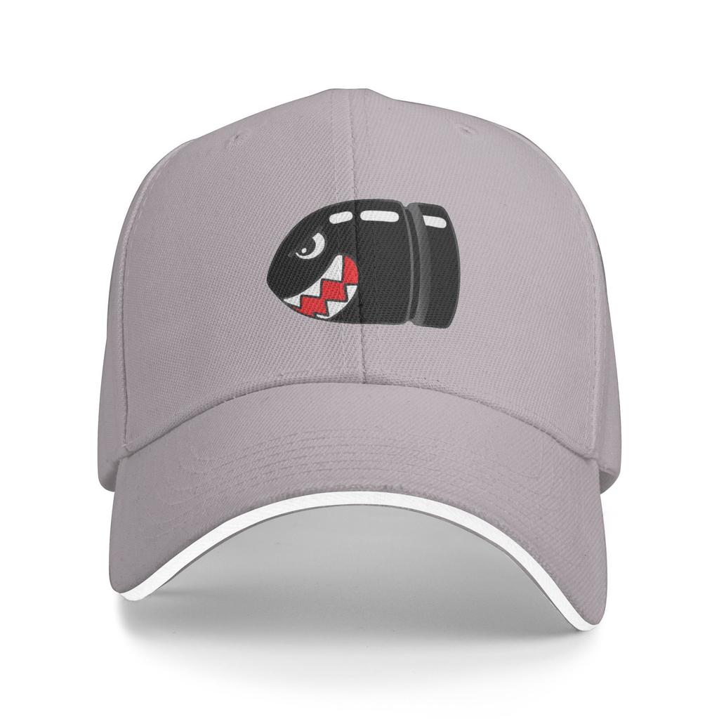 Summer Bullet Bill Cartoon Baseball Cap Hunting Camping y2k Cool Design Sun Trucker Hat Unisex-Teens Wholesale Snapback Cap