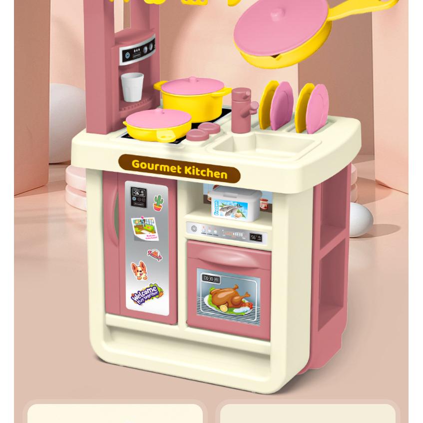 Kid's Play Kitchen Set Cooking Toy for Boys and Girls