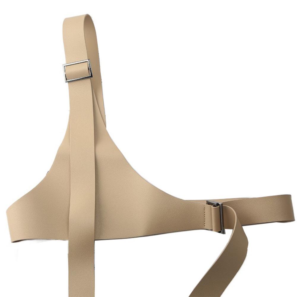 Punk Women Waist Harness PU Leather Body Suspender Fashion One-shoulder Strap Belt  Dress Suit