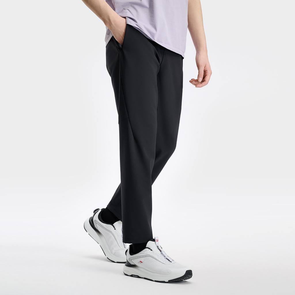 New FILA Knitted Sweatpants Men's Pitch Black A11M431609FBK