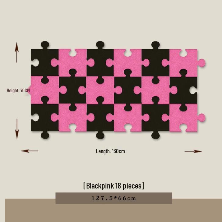 3D Felt Puzzle Wall Decor & Message Board