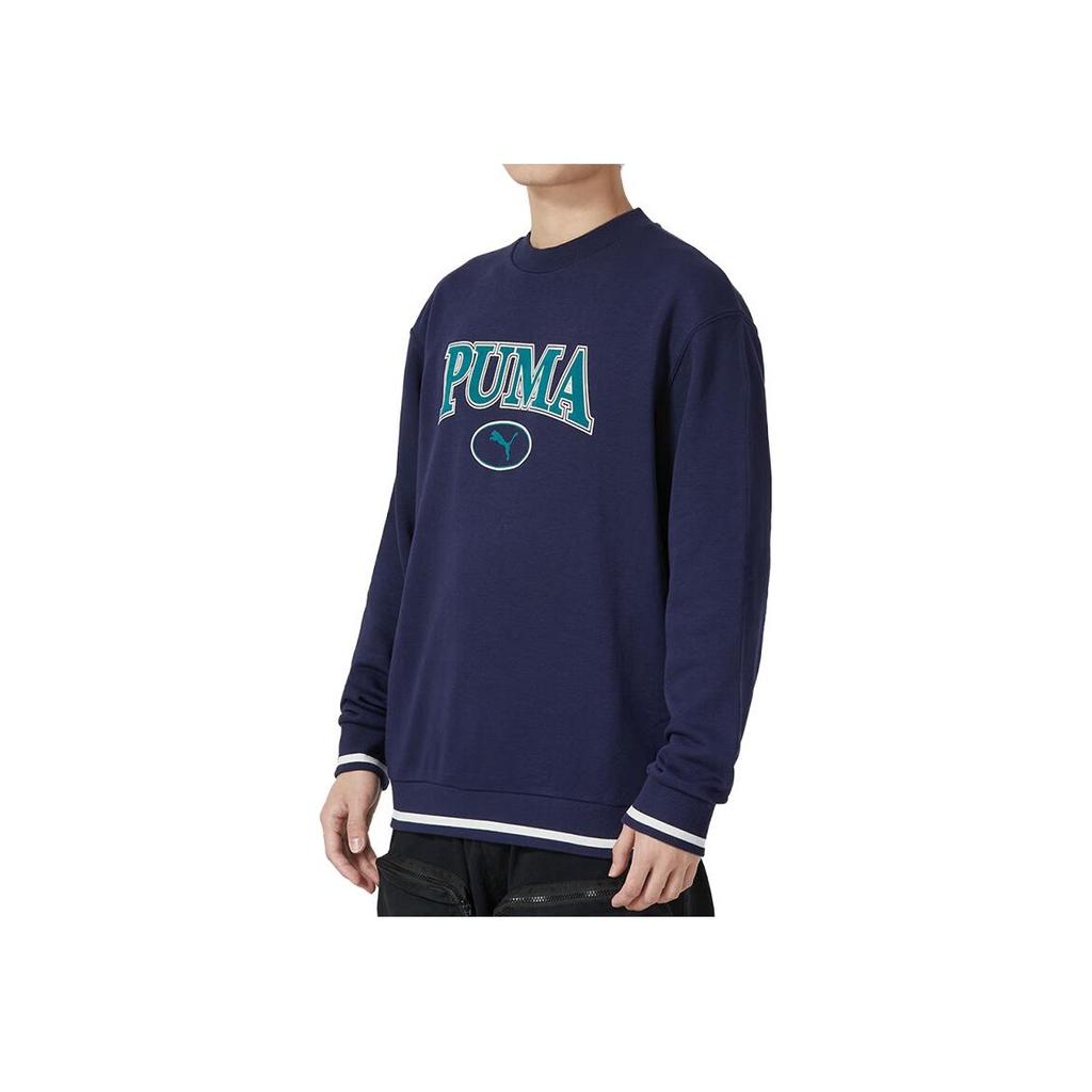 New PUMA Sweatshirt Men's Navy Blue 678422-06