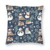 Christmas Royal Stewart Tartan Plaid Pillowcase Soft Fabric Cushion Cover Decor Pillow Case Cover Home Square 18''