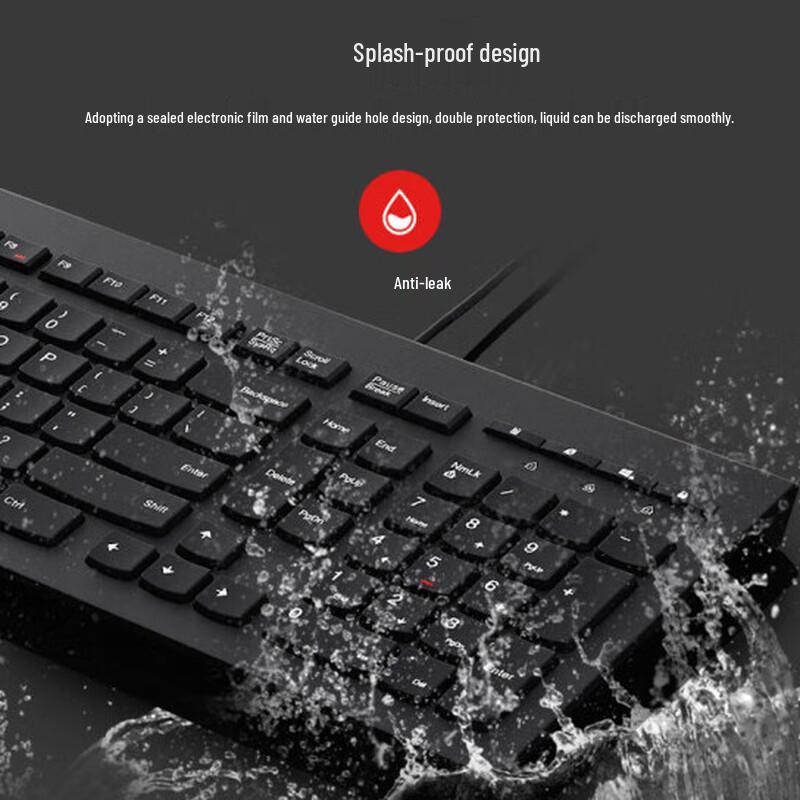 Lenovo M120K Ultra-Thin Wired Keyboard
