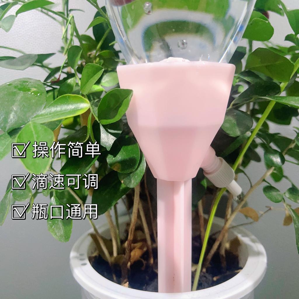 Plant Self Watering Vacation Plant Waterer Self,With Adjustable Control Design For Houseplant,Gardenplant,Officeplant