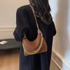 French Style Versatile Suede Handbag Women's Casual Crossbody Bag Retro Texture Single Shoulder Bag Neutral Minimalist Style