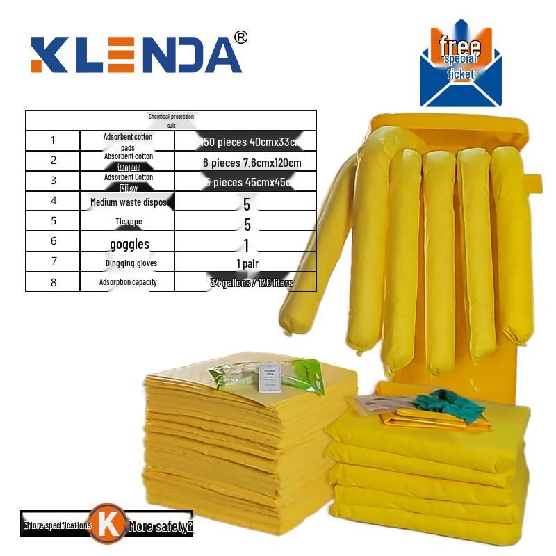 Klenda 34 Gallon Chemical Spill Response Kit