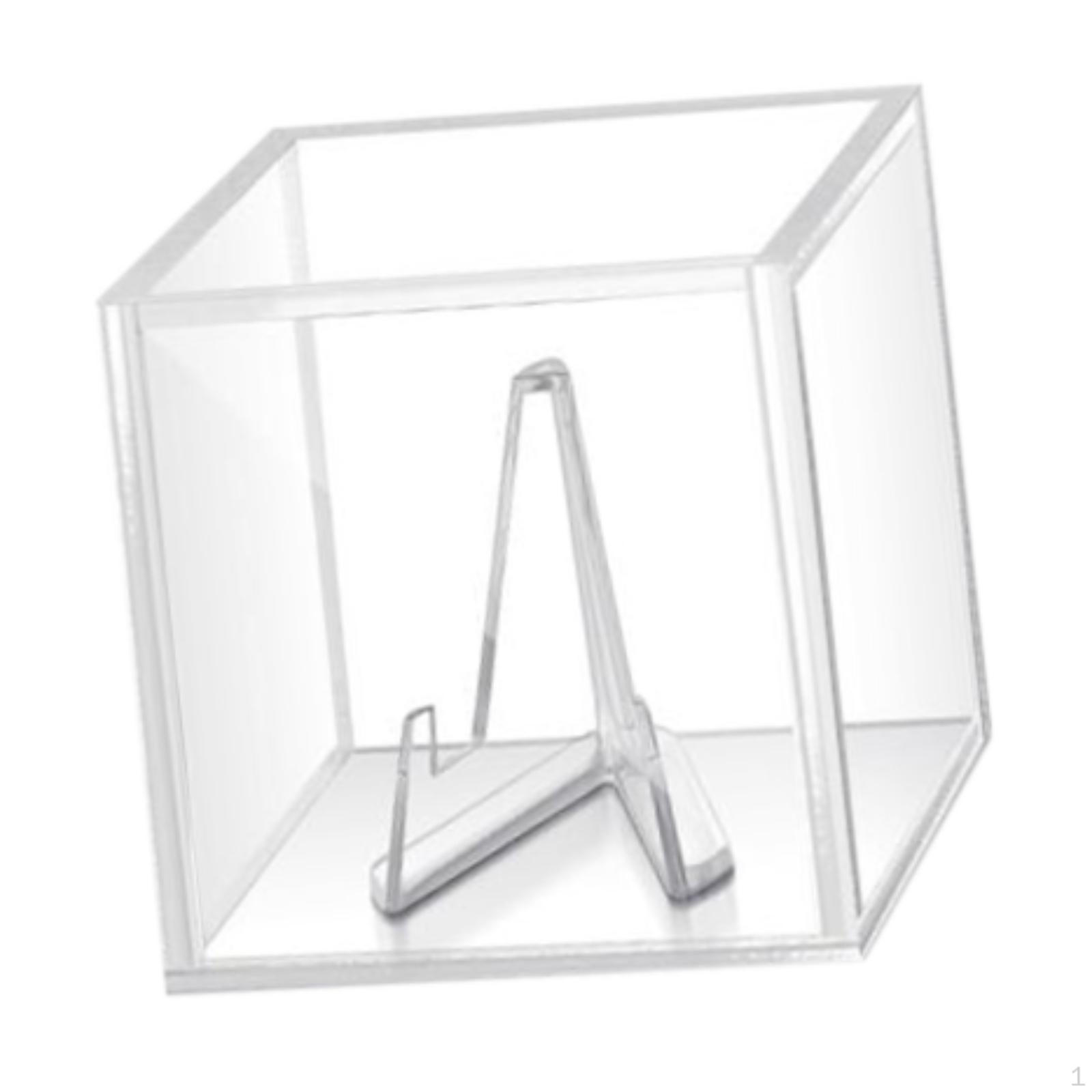 

Коробка-витрина для медиатора с подставкой для хранения коллекционная стойка для электробаса transparent base