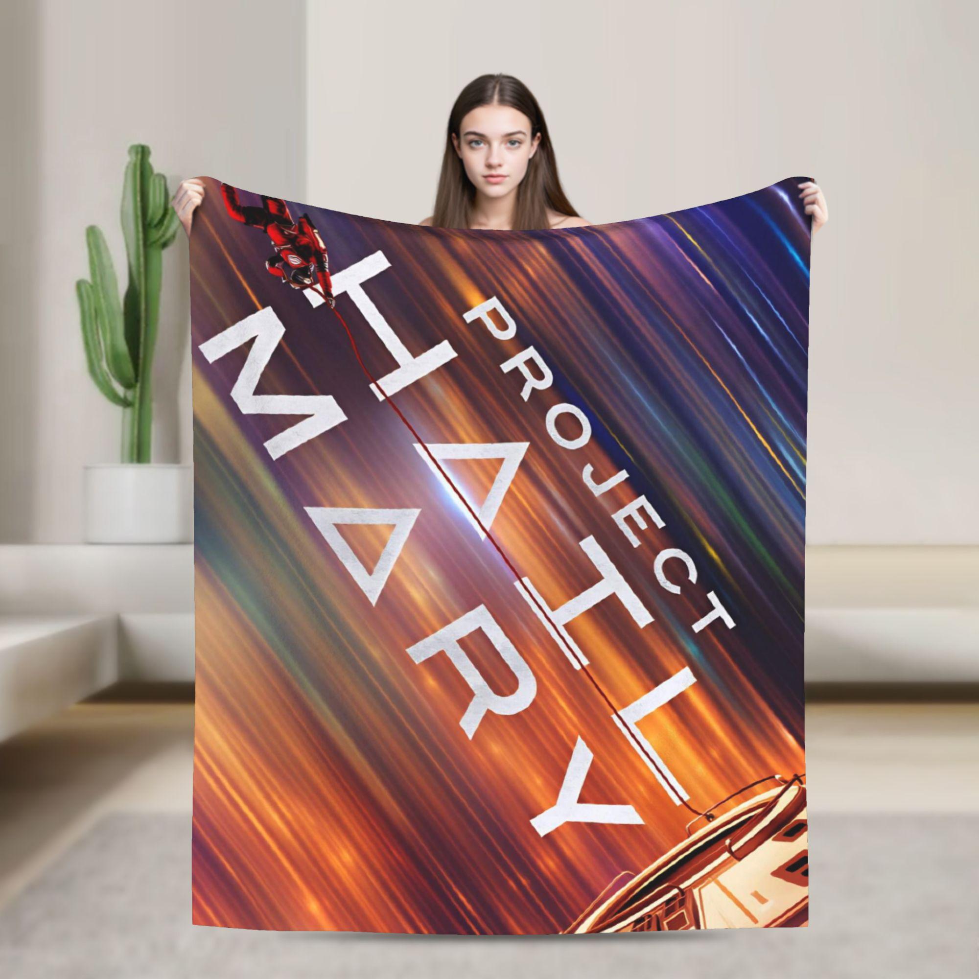 Warm Cozy Blanket Travel Project Hail Mary Movie Poster Bedding Throws Fashion Bedspread For Living Room 75X95CM