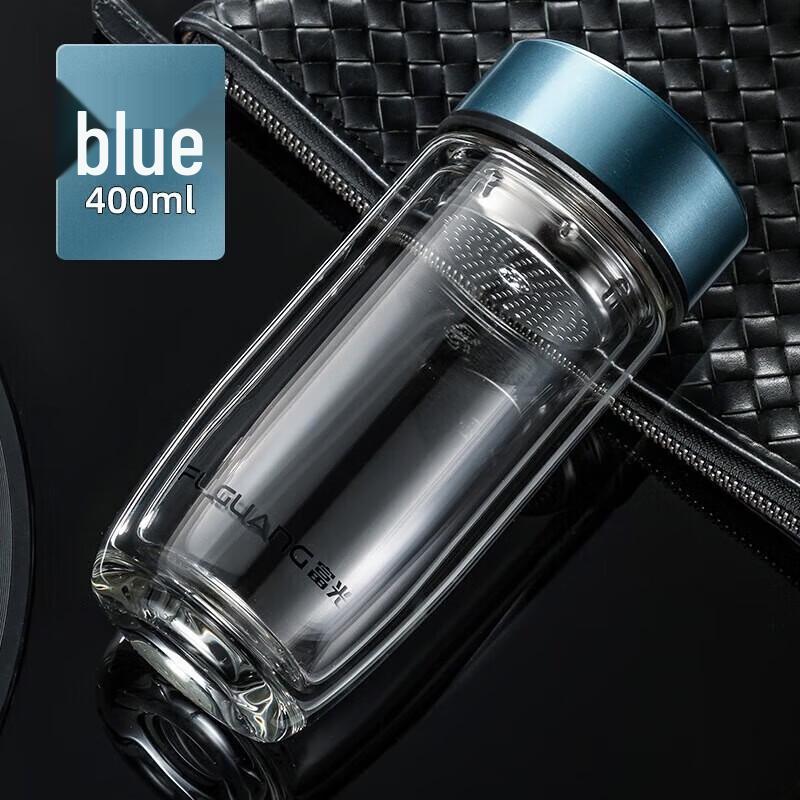 FUGUANG Double Wall Glass Cup 400ML