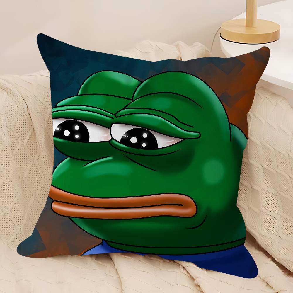 Süße P-pepe Der Frosch Stich Glück Drache Kissenbezug Sofakissenbezug Heimzimmer Dekoration Kindergeschenk