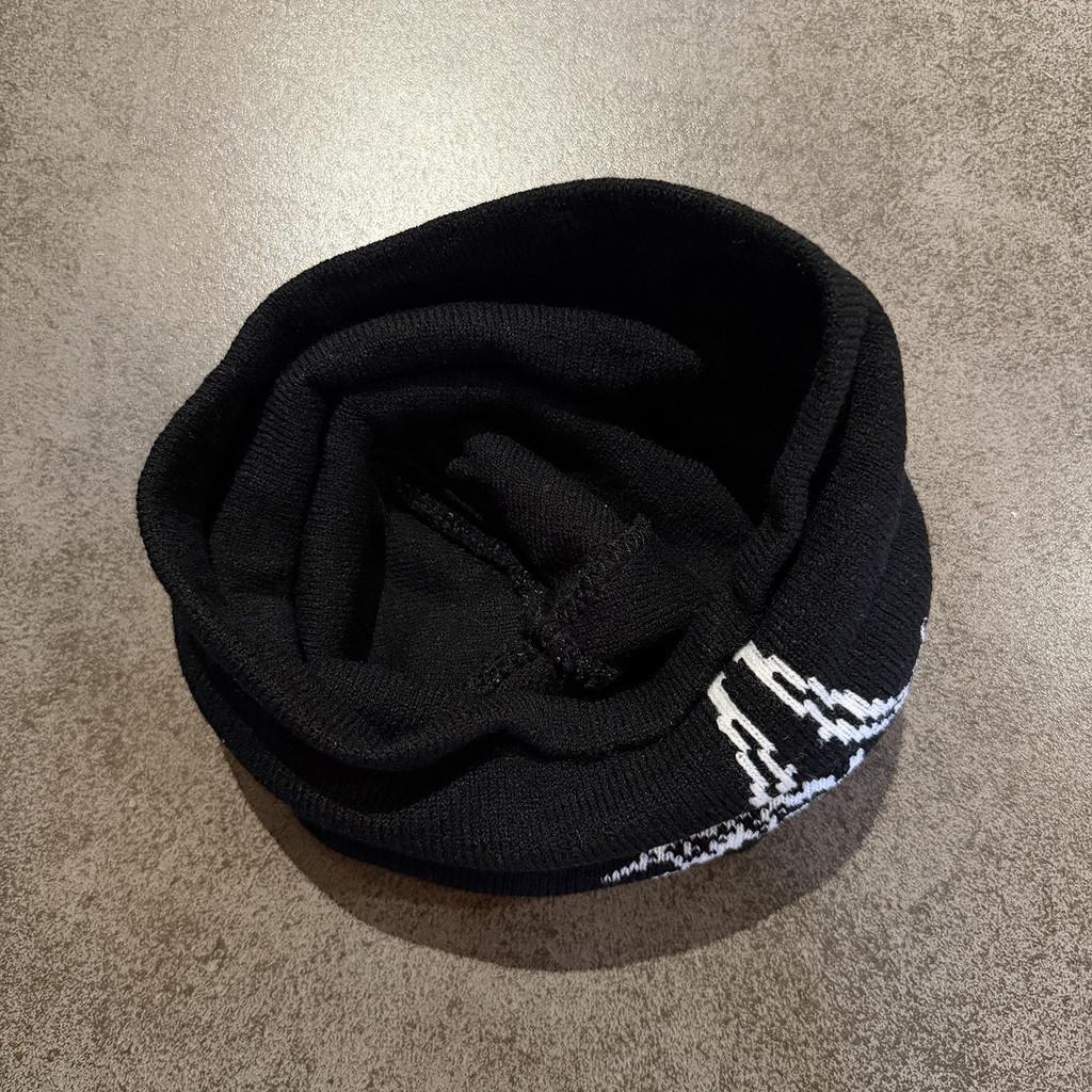 Style Winter Knitted Hat With Colorblock Pattern For Street Fashion Enthusiasts