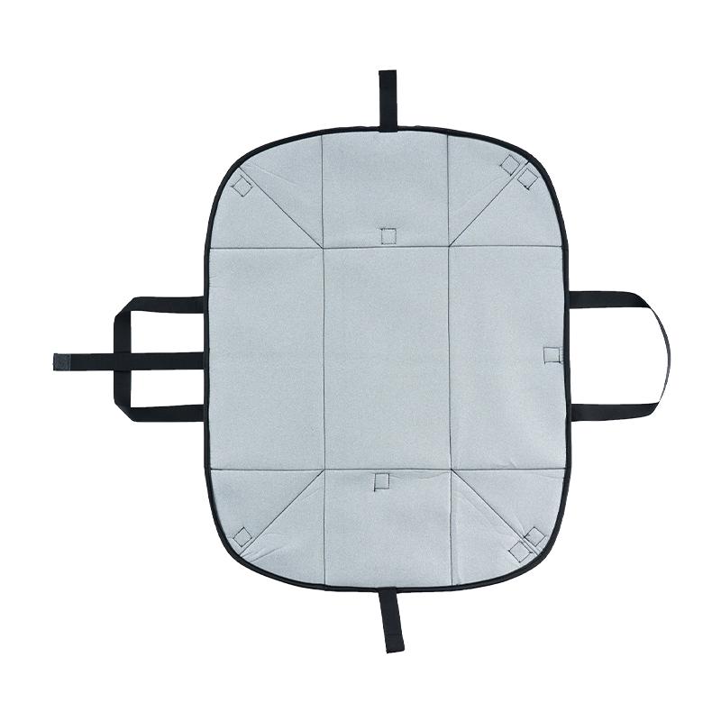 

Портативная паровая гладильная доска Многоцелевая складная гладильная доска для домашнего использования Теплоизоляционная губка Гладильная подкладка серый