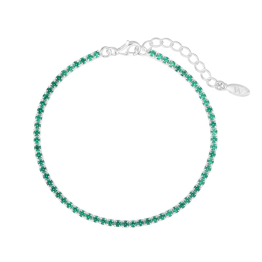 Westisland Silver Colored Stone Tennis Bracelet (Select 1 Of 5)_Ws058