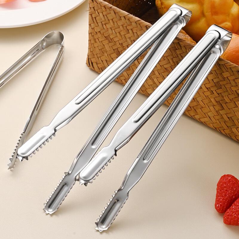 12-inch Stainless Steel Kitchen Ice Tongs