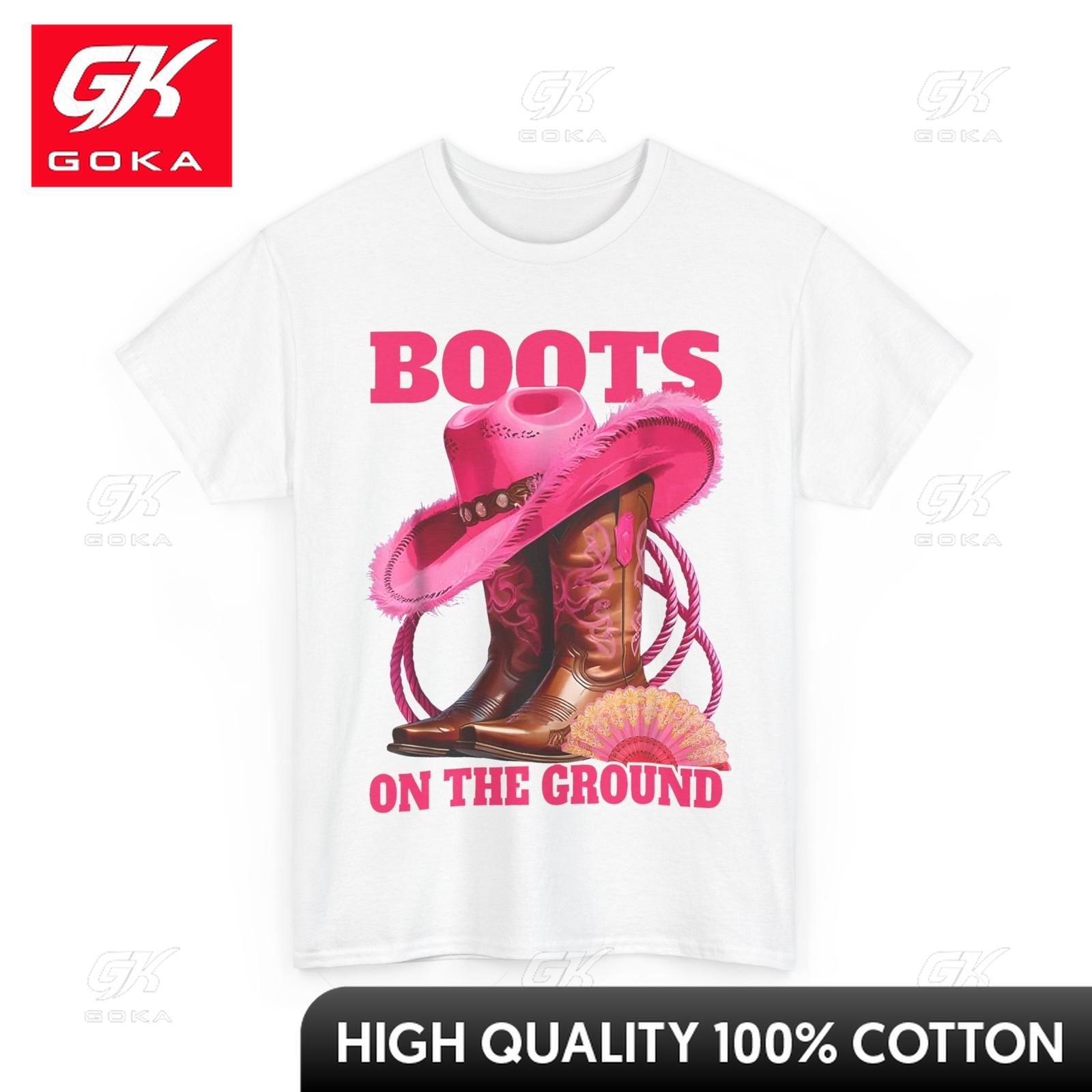 Tshirt Country Western Cowboy Cowgirl Tshirt T Shirt Pure Cotton Weekend Outfit Novelty Print Lightweight O Neck Creative S