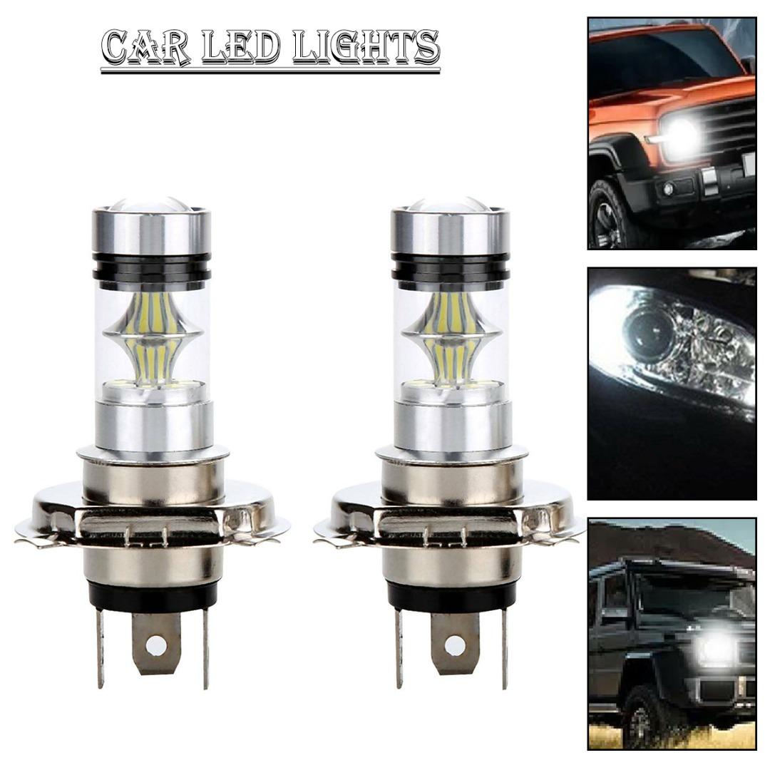 

Pdtoweb 2PCS H4 20LED 100W Супер яркие противотуманные фары 6000K Белые лампы дальнего света