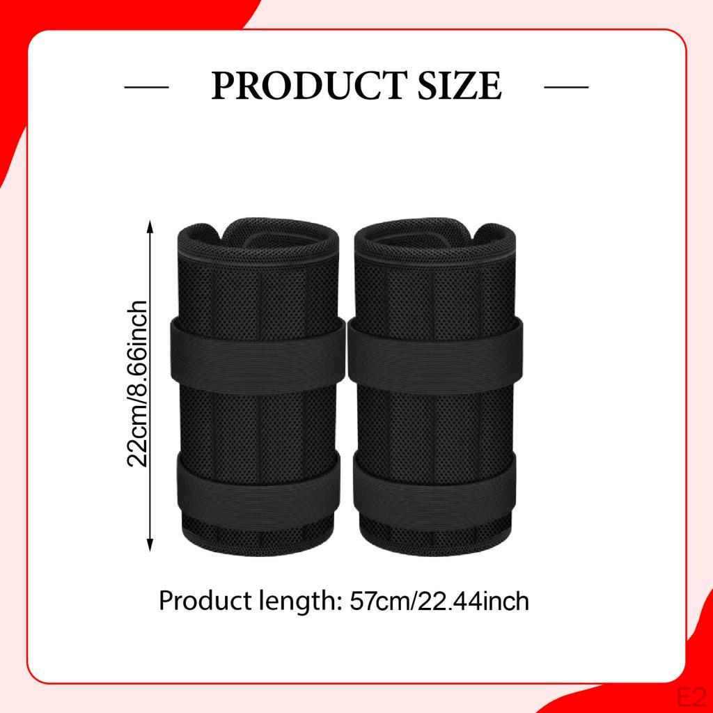2 Pieces Adjustable Weight Set for Ankle And Wrist In Exercise