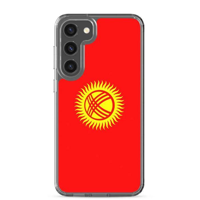 Coque Téléphone - Samsung - Galaxy S21 Plus - Drapeau Kirghizistan - Souple - Multicolore