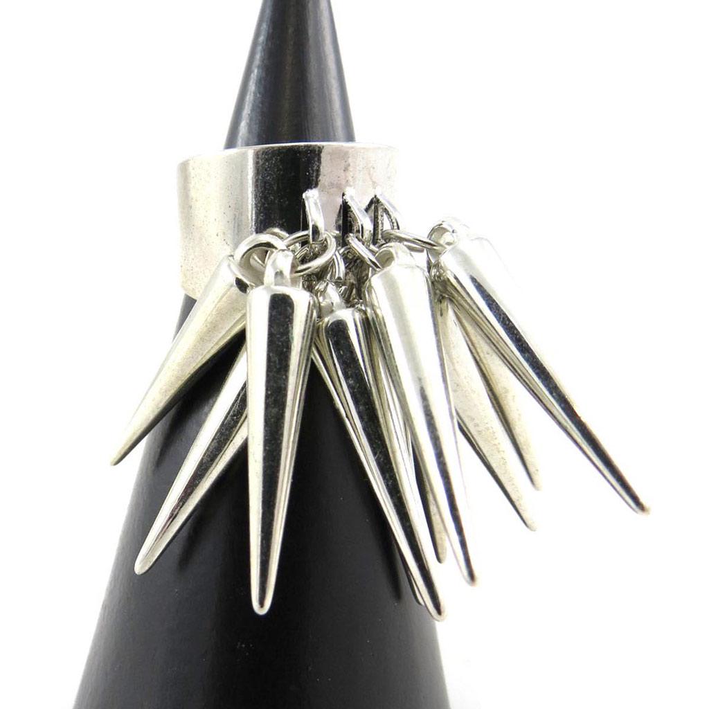 Les Trésors De Lily [J3559] - Silver 'Choreography' Designer Ring