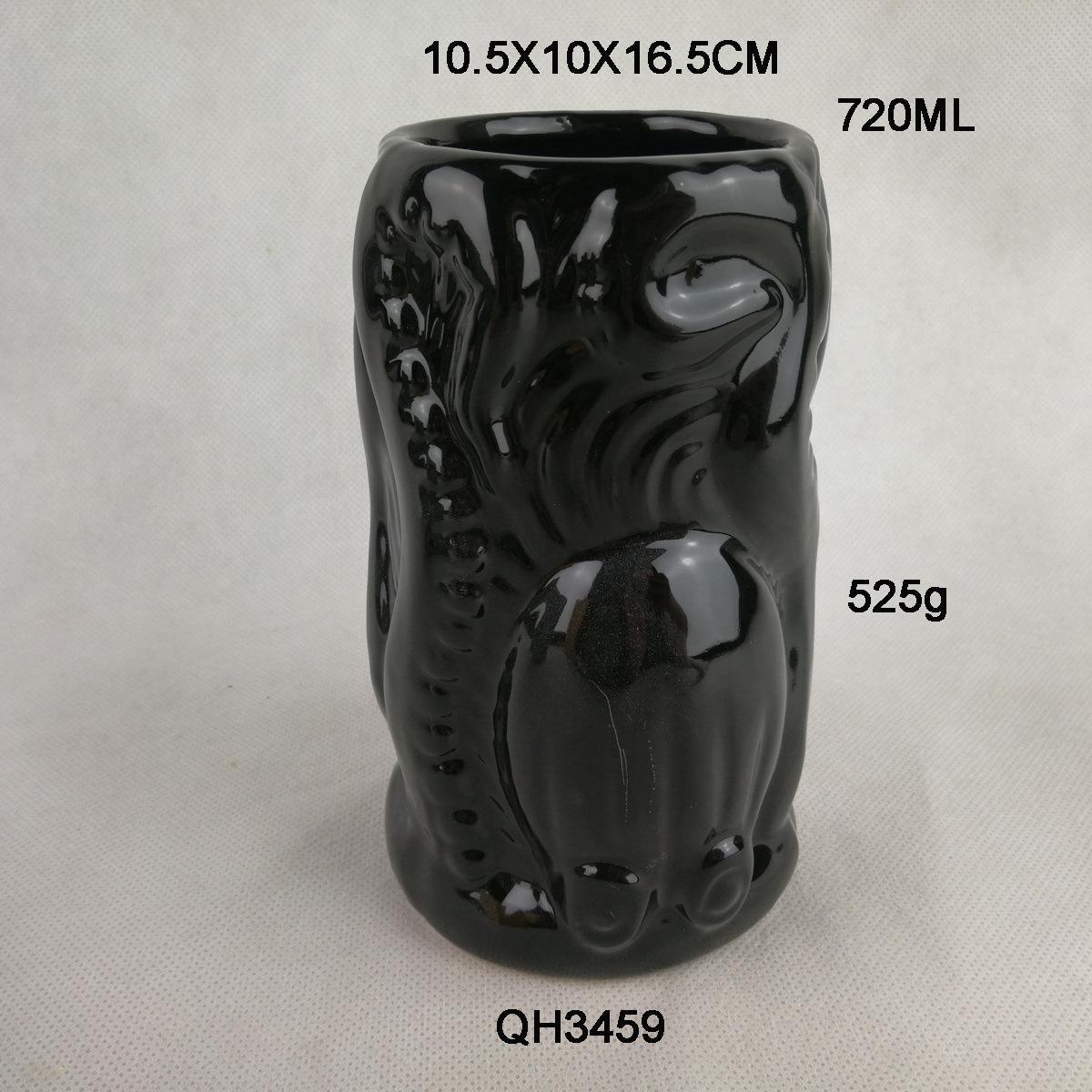 Бар Осьминог Тики Кружка Персонализированная Керамическая Кружка Гавайская Коктейльная Кружка Модная Кружка для Напитков 720ml