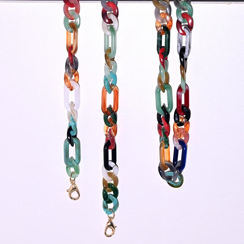 New Design Acrylic Eyeglass Chain Lanyard Trendy Sunglasses Reading Eyewear Chain Glasses Accessories MOON GIRL Design