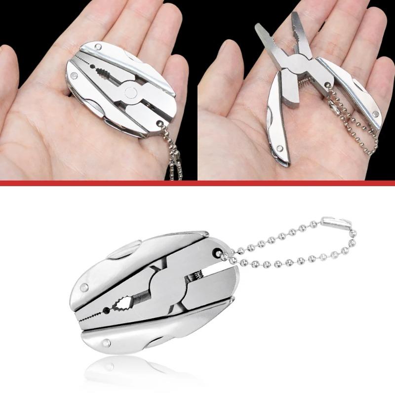 Mini Multitool Plier Portable Folding Multi Function Pliers Scarab Tortoise Shape Compact Outdoor Tool Durable Survival Gear
