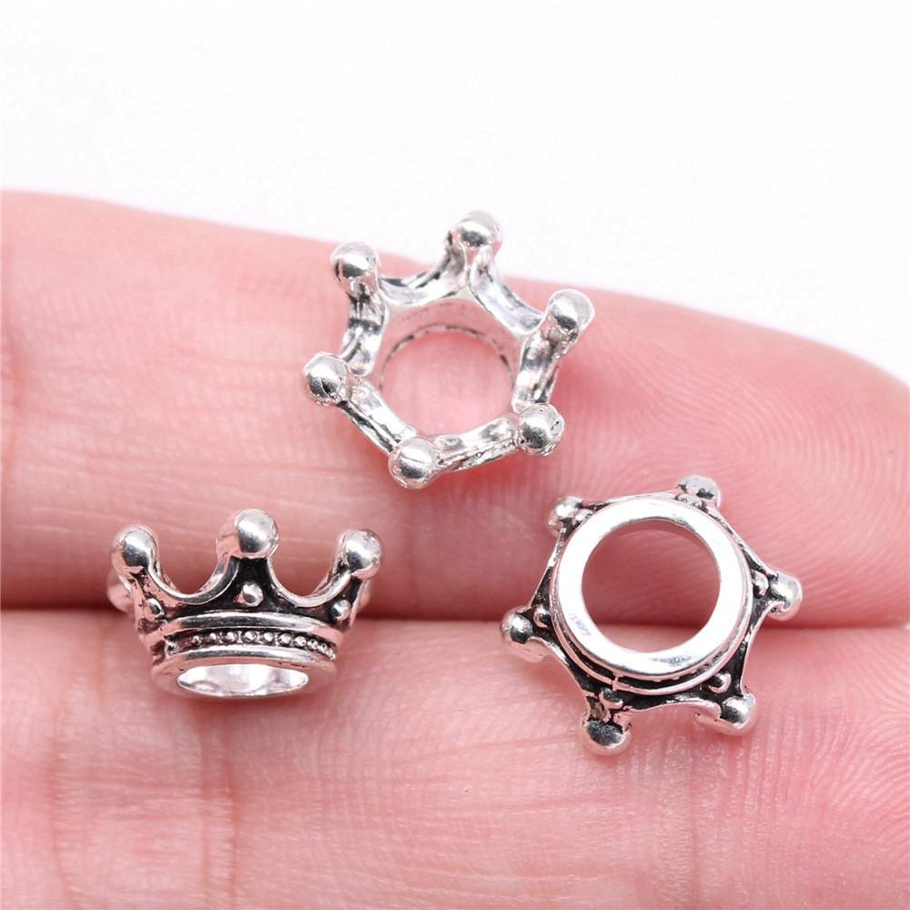 Charms Crown Pendants Minimalist Jewelry Components QC035
