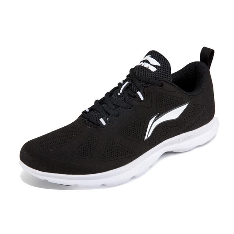 Li Ning Comfortable Fabric Cushioning Slip Resistant Abrasion Resistant Lightweight Low top Running Shoes Men's ARBN245-5