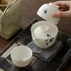 KungFu Tea Set With 1 Teapot 2 Cups Chinese Traditional Ceramic Teacups For Tea Lovers