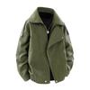 Autumn and Winter New Trendy Brand Locomotive Clothes Youth Leather Jacket Jacket Short Lington Leather Collar Loose Jacket