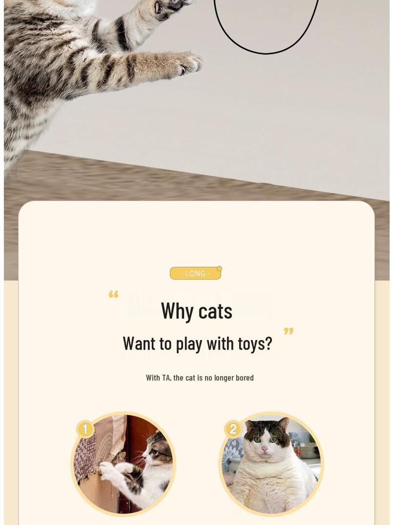 Smart Telescopic Electric Cat Teasing Toy with Integrated Lifting Ball