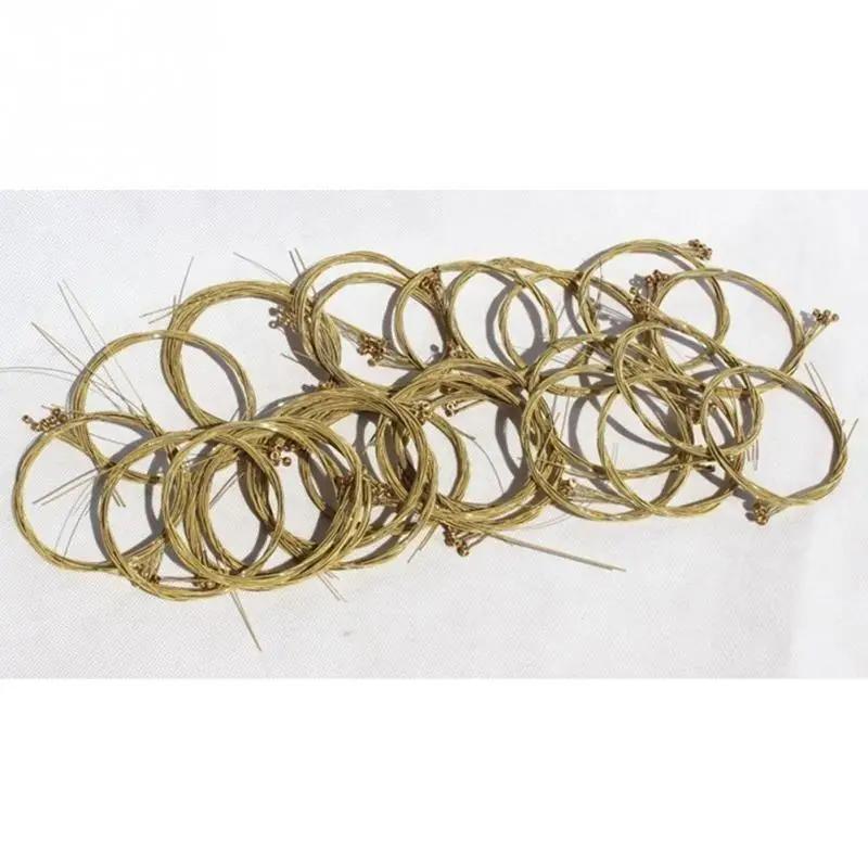 Nuovissima Ultima Chitarra Acustica Corde in Acciaio Specifiche Chitarra in Legno Corde per Chitarra 1 Set / 6 Pezzi