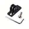 Aluminiumlegierung Basis Verbindungsstück Befestigungssitz Halterung Für GoPro Hero 13 12 11 10 9 8 7 6 5 Insta360 X4 DJI Osmo Action 5Pro 4