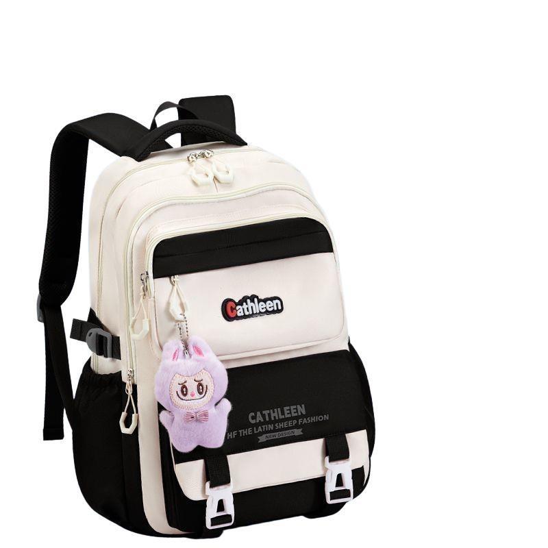 School bag New girl spine protection Durable load reduction Lightweight backpack Backpack Silk flower Others