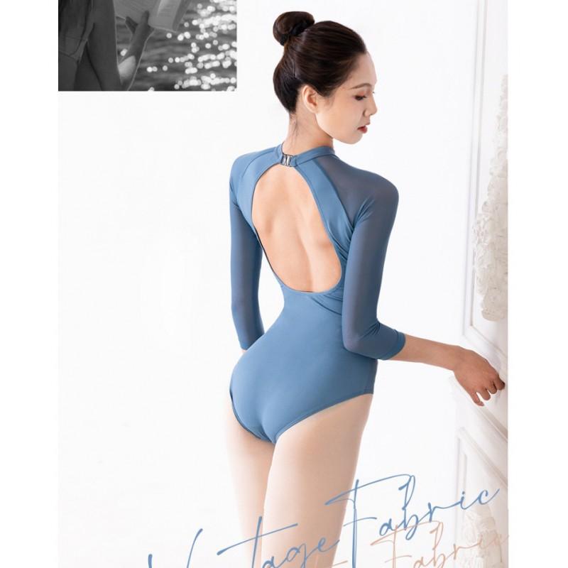 Womens Ballet Leotard With Spaghetti Straps Stretch Dancewear Practice Performance Gymnastics Contemporary Dance