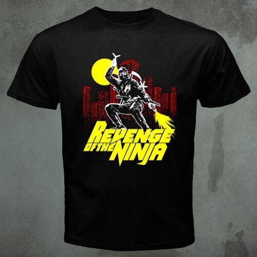 Unisex shirt Cotton Oversize Large Size Revenge of The Ninja Martial Art Cult Classic 1983 Sho Kosugi Movie T-shirt