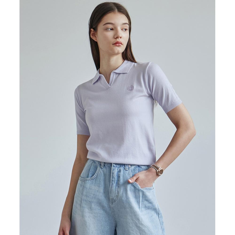 

NICKNICOLE Открытый воротник полувязкиФиолетовый